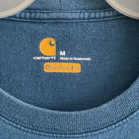 CARHARTT Men’s Original Fit Long Sleeves T Shirt Size M - Picture 3 of 4